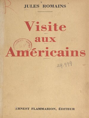 cover image of Visite aux américains